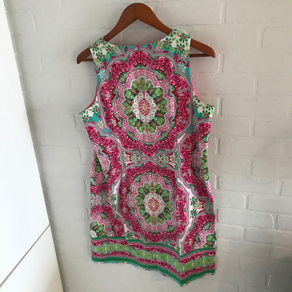 London Times Multicolor Patterned Mini Dress - Picture 7 of 7